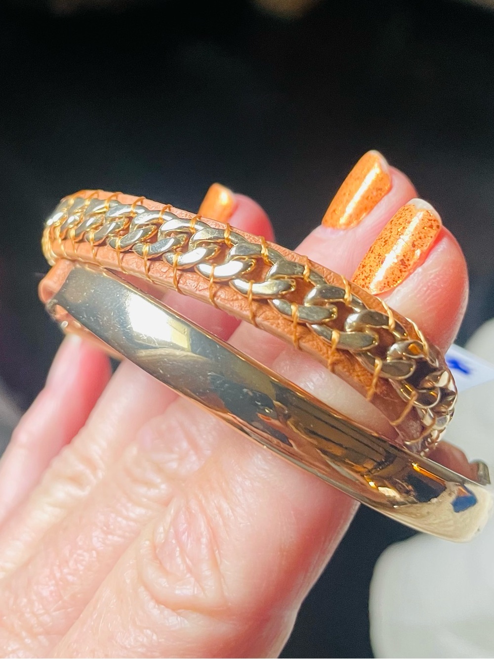 Gold-Tone Chain & Rope Bracelet Set - Women's Fashion Jewelry